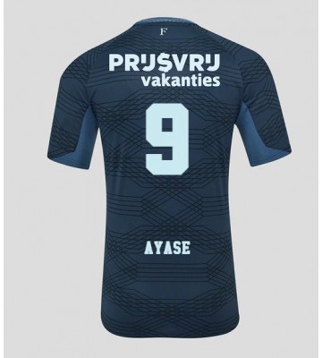 Feyenoord Ayase Ueda #9 Replik Auswärtstrikot 2025-26 Kurzarm